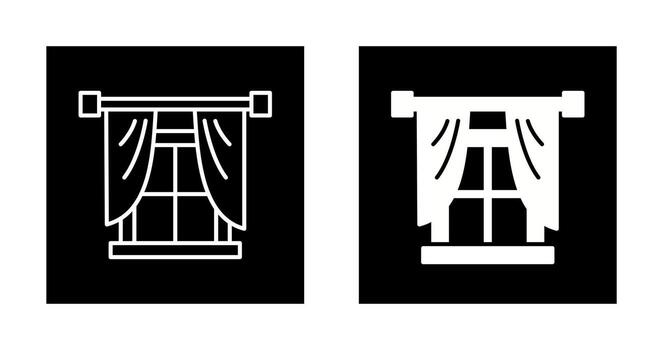 icono de vector de ventana