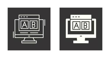 AB Testing Vector Icon