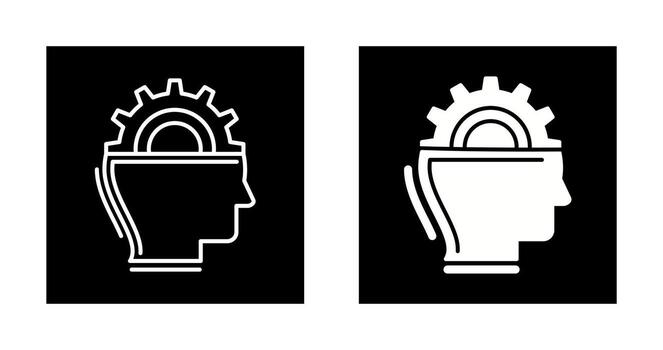 Machine Learning Vector Icon