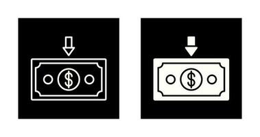 Money Down Vector Icon