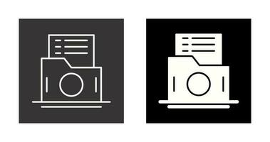 List Folder Vector Icon