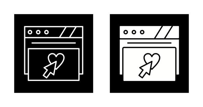 icono de vector de cursor