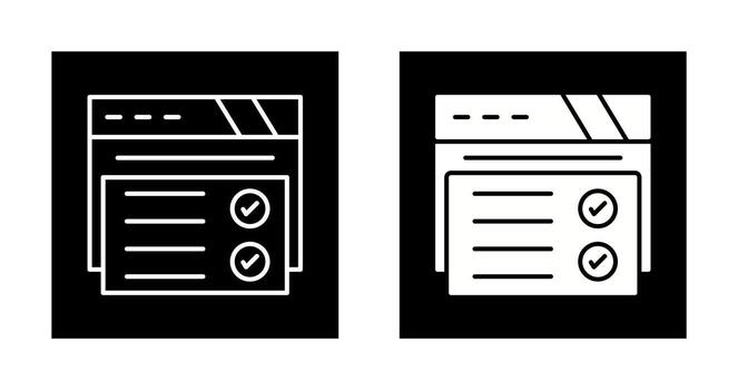 icono de vector de navegador web