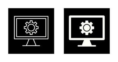 Monitor Screen Vector Icon