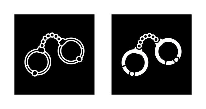 Handcuffs Vector Icon