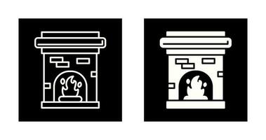 Fireplace Vector Icon