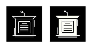 Podium Vector Icon