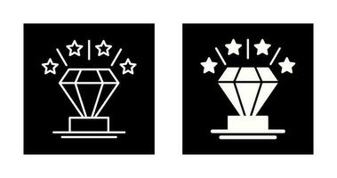 icono de vector de diamante