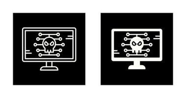 icono de vector de malware