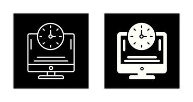 Online Time Vector Icon