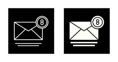 icono de vector de correo