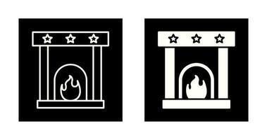 Fireplace Vector Icon