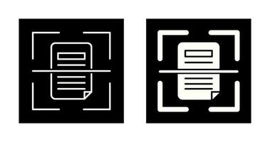 Scan Vector Icon