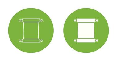Scroll of Paper Vector Icon