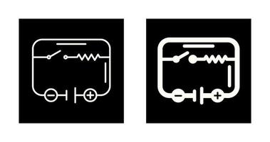 icono de vector de circuito eléctrico