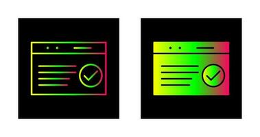 Unique QC Passed Vector Icon