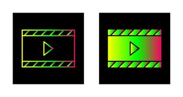 Unique Video and Animation Vector Icon