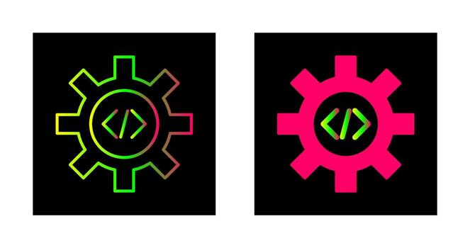 icono de vector de optimización de código único