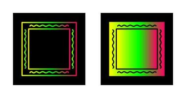 Unique Frame Vector Icon