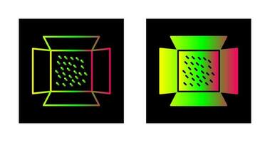 icono de vector de luces únicas