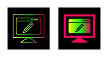 Edit Webpage Vector Icon