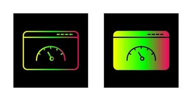 icono de vector de velocidad de página