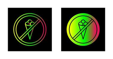 No Icecream Vector Icon