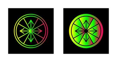 Roulette with Arrow Vector Icon