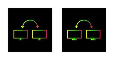 Unique Connected Systems Vector Icon