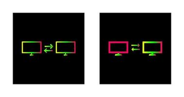 icono de vector de sistemas compartidos únicos