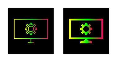 Unique Network Settings Vector Icon