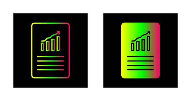 Unique Data Files Vector Icon