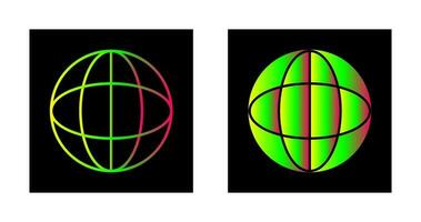 Unique Globe Vector Icon