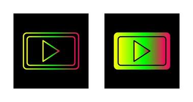 Unique Video Communication Vector Icon