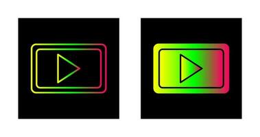 Unique Video Communication Vector Icon