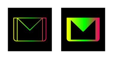 icono de vector de correo electrónico único