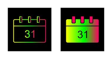 Unique Calendar Vector Icon