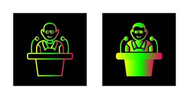 Unique Lecture Vector Icon