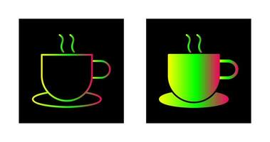 icono de vector de café caliente único