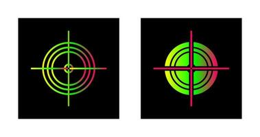 Unique Target Vector Icon