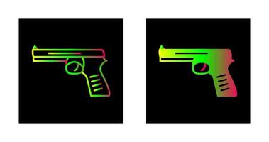 Unique Pistol Vector Icon