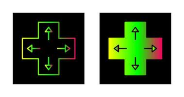 icono de vector de teclas de dirección únicas