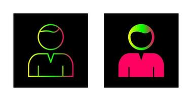 Unique User Vector Icon