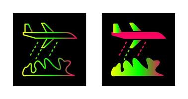 Unique Firefighter Plane Vector Icon