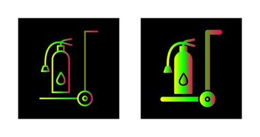 Unique Moveable Extinguisher Vector Icon