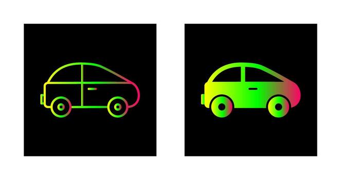 icono de vector de sedán