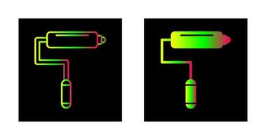 icono de vector de rodillo de pintura