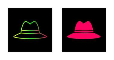 icono de vector de sombrero