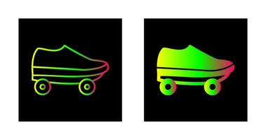 patines, vector, icono vector