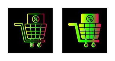 icono de vector de impuesto de compras